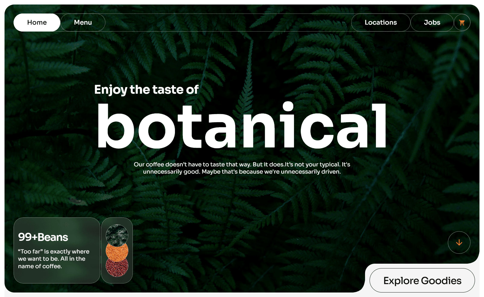 Botanical - Web design project by Uluwatu Online