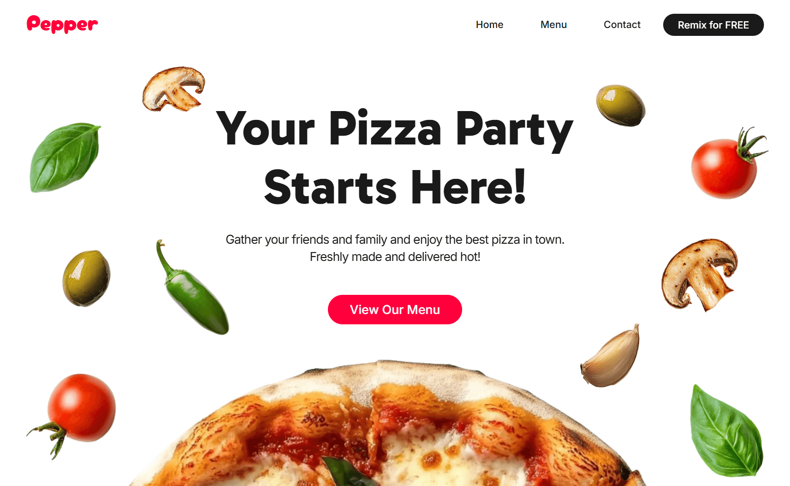 Pepper - Web design project by Uluwatu Online